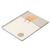 Katze spielen notizblock (Linke Seite)