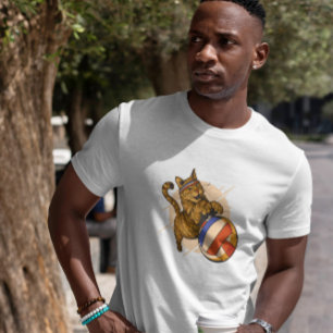 Katze spielen Volleyball T-Shirt