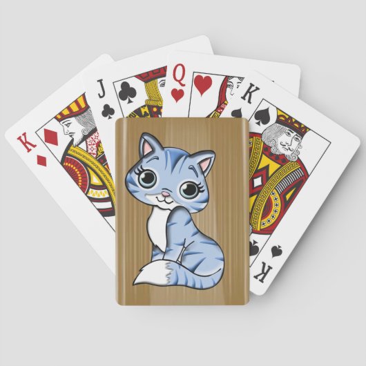 Katze Spielkarten-Deck Spielkarten (Rückseite)