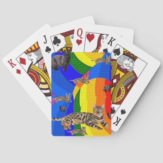 Katze Spielkarten-Deck Spielkarten (Rückseite)