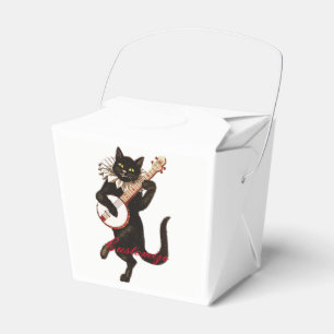 Katze spielt Banjo Thunder_Cove Geschenkschachtel