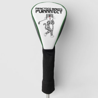 Katze spielt Golf (Driver), Übung macht perfekt Headcover