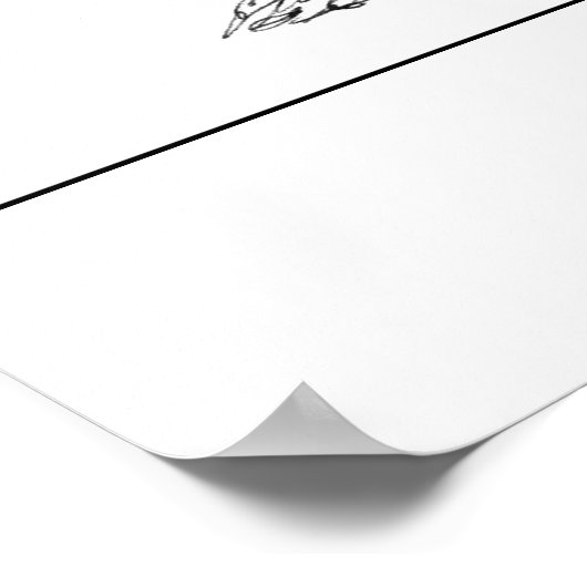 Katze Springing2 Poster (Ecke)