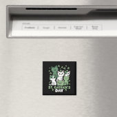 Katze St. Patrick's Day Lustiger Catrick's Day Magnet (In Situ (Geschirrspüler))