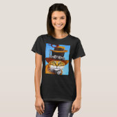 Katze Steampunk Dampf Punk Kätzchen Fantasy Gothic T-Shirt (Vorne ganz)