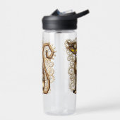 Katze Steampunk Vintage Retro-Stil Maschine Trinkflasche (Links)