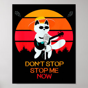 Katze Stoppt Mich Jetzt Nicht Katze Lustig Poster