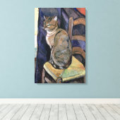 Katze, Suzanne Valadon Leinwanddruck (Insitu (Holzboden))