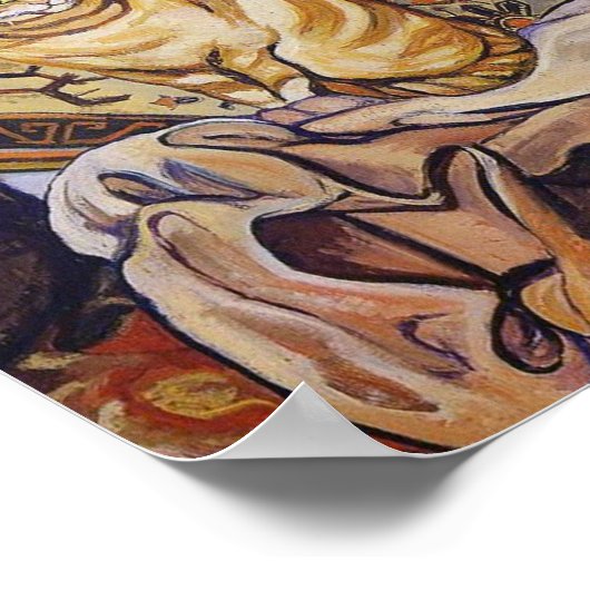 Katze, Suzanne Valadon Poster (Ecke)