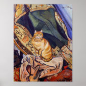 Katze, Suzanne Valadon Poster (Vorne)