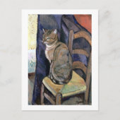 Katze, Suzanne Valadon Postkarte (Vorderseite)