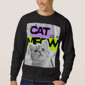 Katze Sweatshirt (Vorderseite)