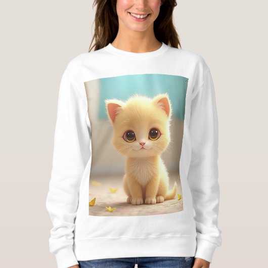 Katze Sweatshirt (Vorderseite)
