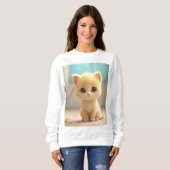 Katze Sweatshirt (Vorne ganz)