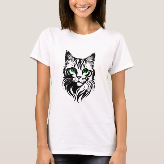 Katze T-Shirt (Vorderseite)