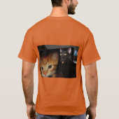 Katze T-Shirt (Rückseite)