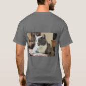 Katze T-Shirt (Rückseite)