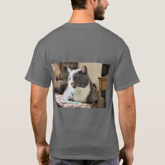 Katze T-Shirt (Rückseite)