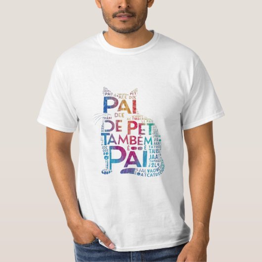 Katze T-Shirt (Vorderseite)