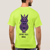 Katze T-Shirt (Rückseite)