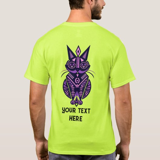 Katze T-Shirt (Rückseite)