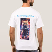 Katze T-Shirt (Rückseite)