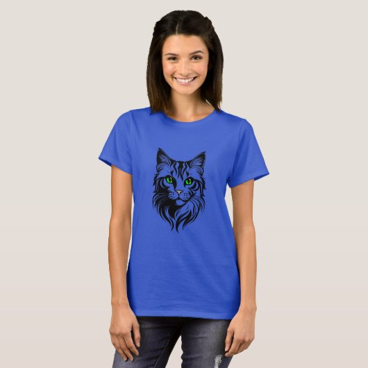 Katze T-Shirt (Vorne ganz)