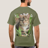 Katze T-Shirt (Rückseite)