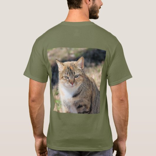 Katze T-Shirt (Rückseite)
