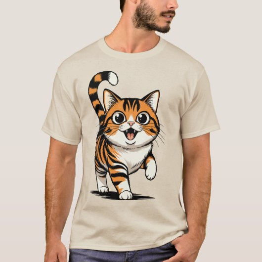 Katze T-Shirt (Vorderseite)
