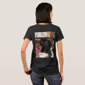 Katze T-Shirt (Schwarz voll)