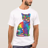 Katze T-Shirt (Vorderseite)