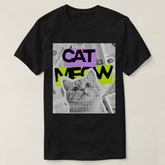 Katze T-Shirt (Design vorne)