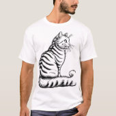 Katze T-Shirt (Vorderseite)