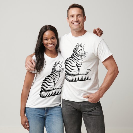 Katze T-Shirt (Unisex)