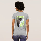 Katze T-Shirt (Schwarz voll)