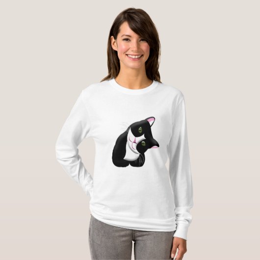 Katze T-Shirt (Vorne ganz)