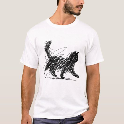 Katze T-Shirt (Vorderseite)