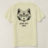Katze T-Shirt (Design Rückseite)