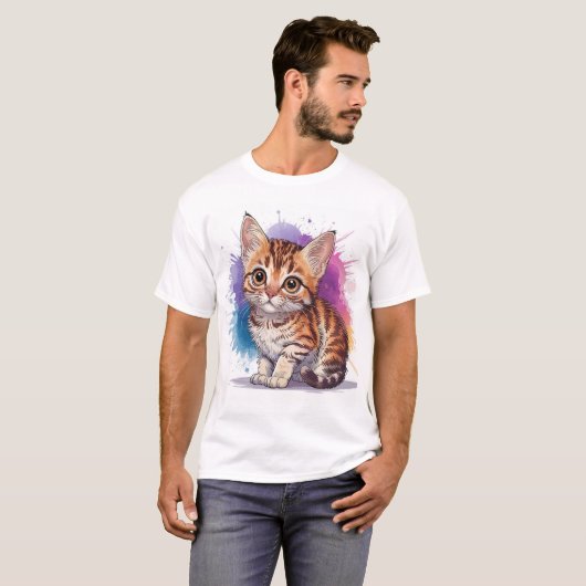 Katze T-Shirt (Vorne ganz)