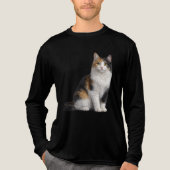 Katze T-Shirt Tri-Blend Shirt (Vorderseite)