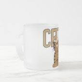 Katze T-Shirts und Geschenke Mattglastasse (Vorderseite Links)
