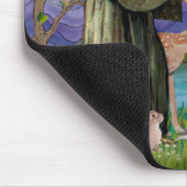 Katze (Tabby 2) - Heiliger Franziskus Mousepad (Ecke)