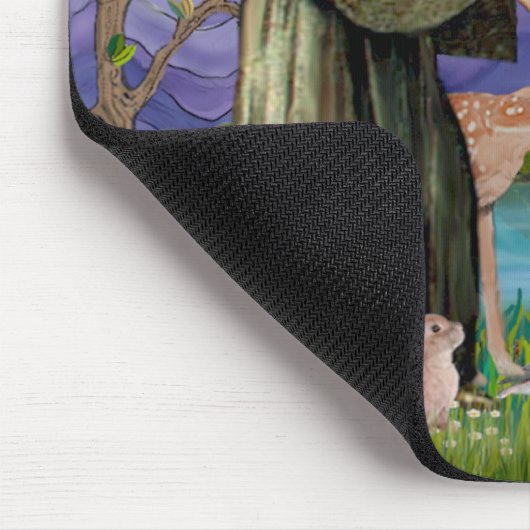 Katze (Tabby 2) - Saint Francis Mousepad (Ecke)