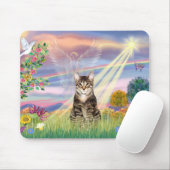 Katze (Tabby) - Cloud Angel Mousepad (Mit Mouse)