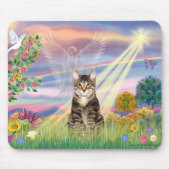 Katze (Tabby) - Cloud Angel Mousepad (Vorne)