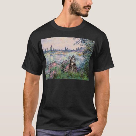 Katze (Tabelle 2) - An der Seine T-Shirt (Vorderseite)