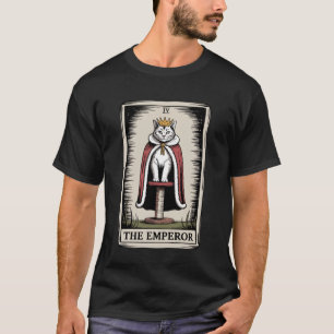 Katze Tarot Karte Der Kaiser Katzenkratzbaum Tre T-Shirt