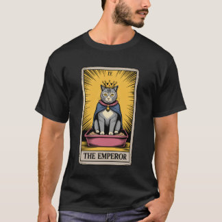 Katze Tarot Karte Der Kaiser Süße Katzenstreu Box  T-Shirt