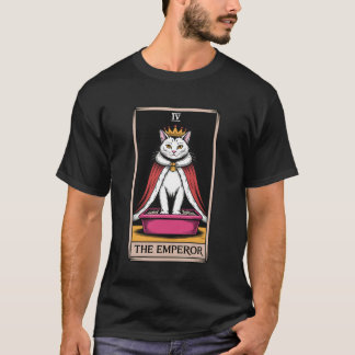 Katze Tarot Karte Der Kaiser Süße Katzenstreu Box  T-Shirt